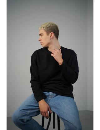 Картинка Лонгслів чорний